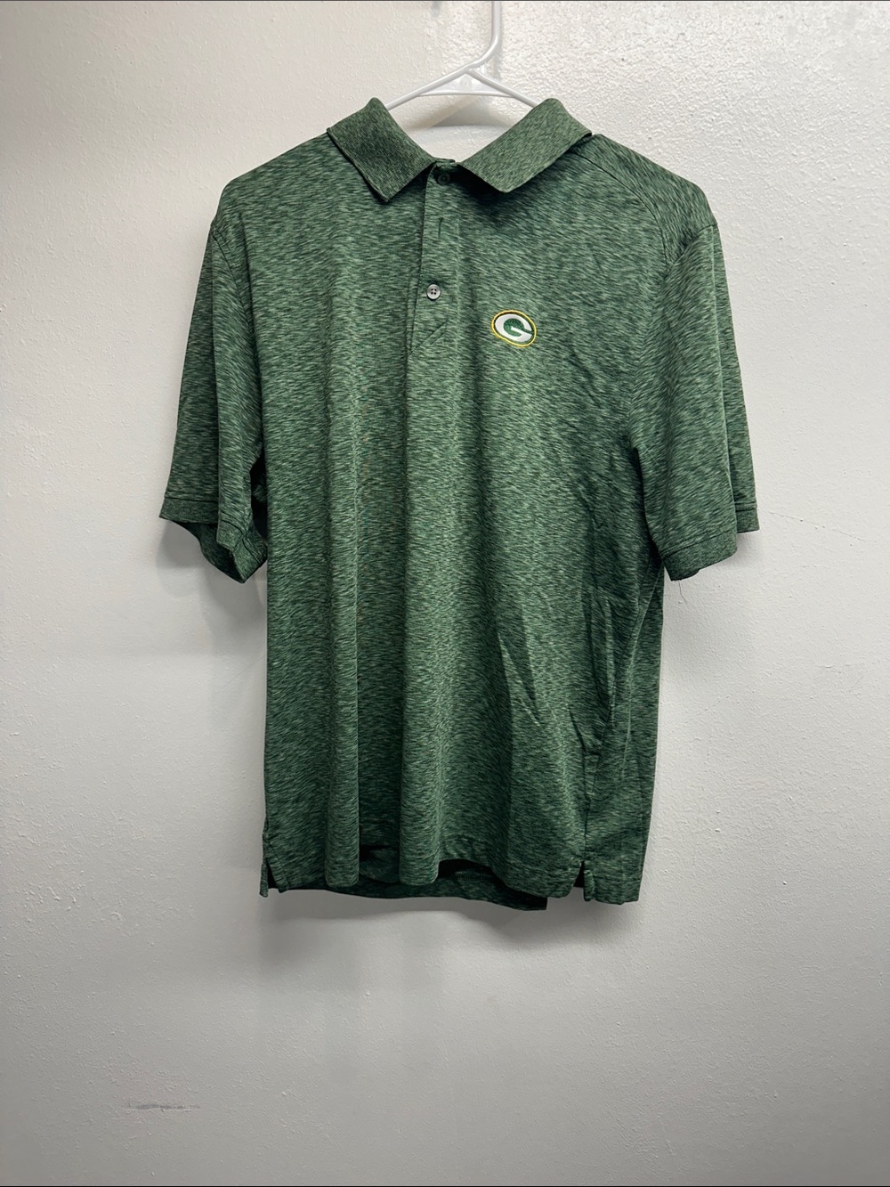 C9 by Champion Green Heathered Polo with Team Crest